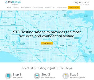 STD Testing at STD Testing Anaheim