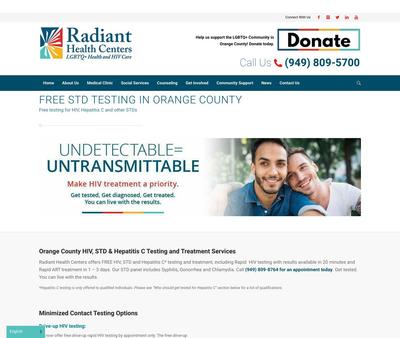 STD Testing at Radiant Health Centers