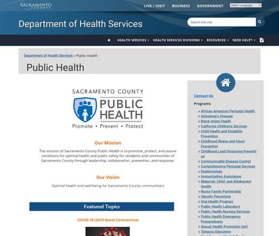 STD Testing at Sacramento County Health Department