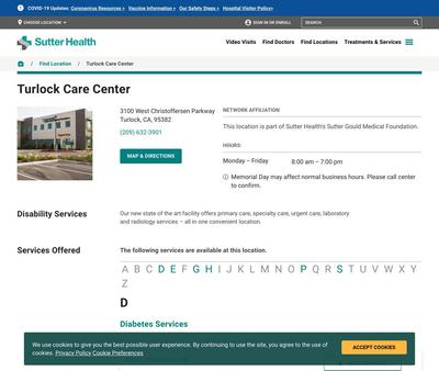 STD Testing at Turlock Care Centre