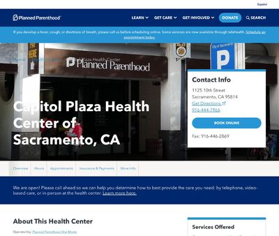 STD Testing at Planned Parenthood Mar Monte (Capitol Plaza Health Center)