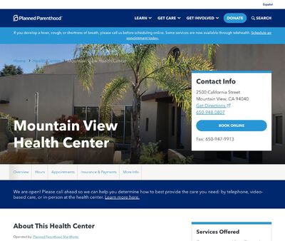 STD Testing at Planned Parenthood- Mountain View Health Center