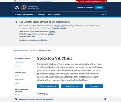 STD Testing at Stockton VA Clinic