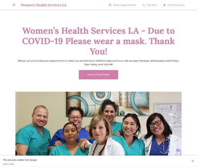 STD Testing at Women’s Health Services LA