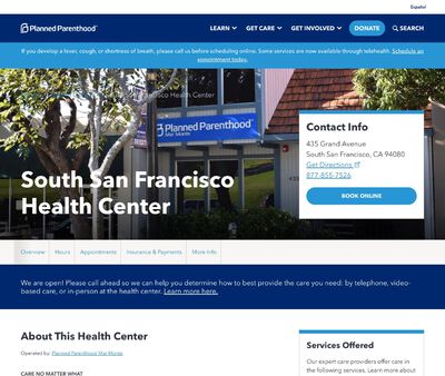 STD Testing at South San Francisco Health Center