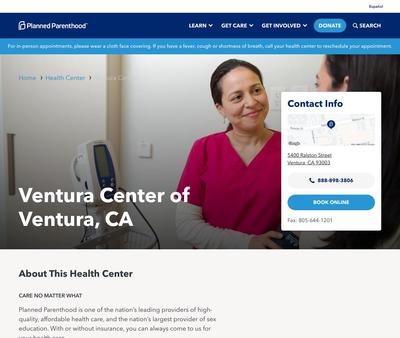 STD Testing at Planned Parenthood - Ventura Health Center