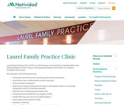 STD Testing at Laurel Family Practice Clinic