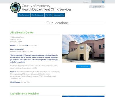 STD Testing at Monterey County Clinic at Marina