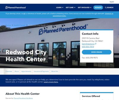 STD Testing at Planned Parenthood Mar Monte Redwood City Health Centre