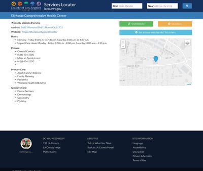 STD Testing at El Monte Comprehensive Health Center