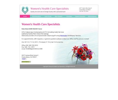 STD Testing at Womens Health Care Specialists