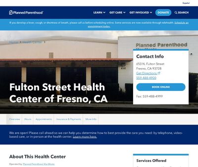 STD Testing at Fulton Street Health Center of Fresno, CA