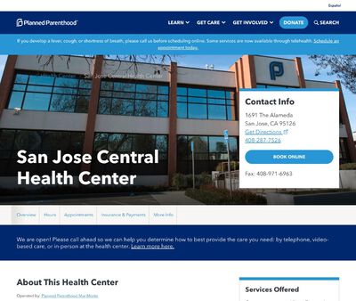 STD Testing at Planned Parenthood Mar Monte (San Jose Health Center)