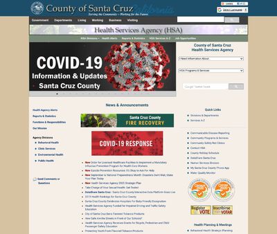 STD Testing at Santa Cruz County Health Services Agency, Santa Cruz Health Center