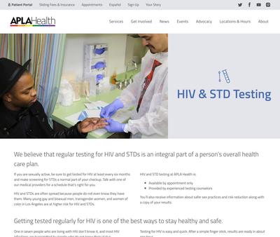 STD Testing at Long Beach Health Center - APLA Health