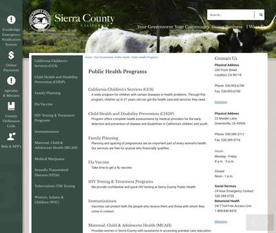 STD Testing at Sierra County Public Health