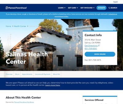 STD Testing at Planned Parenthood - Salinas Health Center