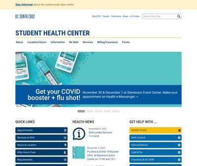 STD Testing at Student Health Center