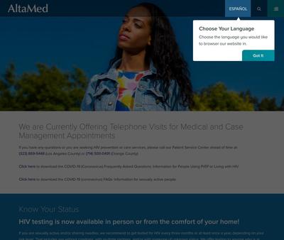 STD Testing at AltaMed Daniel Lara HIV Clinic — East Los Angeles