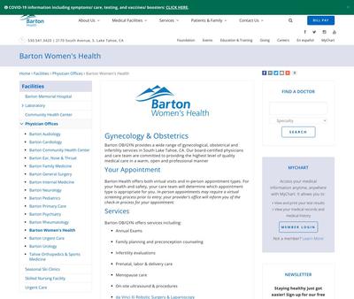 STD Testing at Barton Women's Health