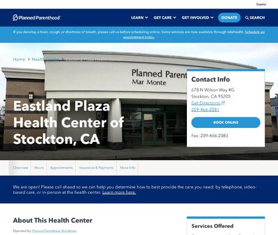 STD Testing at Planned Parenthood Stockton