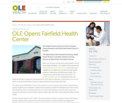 STD Testing at OLE Health - Fairfield