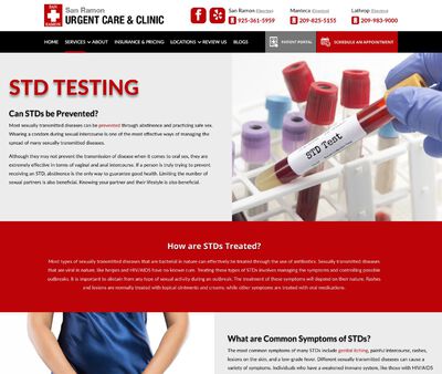 STD Testing at San Ramon Urgent Care
