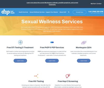 STD Testing at DAP Health Sexual Wellness Services
