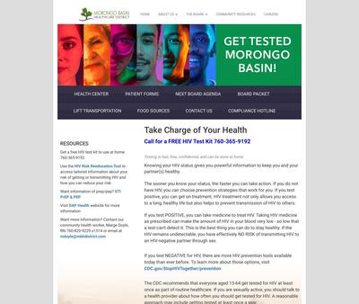 STD Testing at Morongo Basin Community Health Center