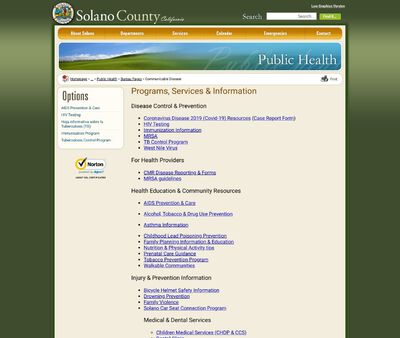 STD Testing at Solano County Health & Social Services Department