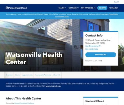 STD Testing at Planned Parenthood Mar Monte Watsonville Health Center