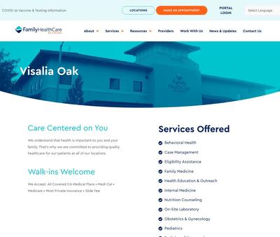 STD Testing at Family HealthCare Network- Visalia Oak (Medical Only)