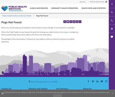 STD Testing at Public Health Institute at Denver Health