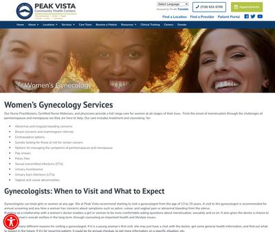 STD Testing at Peak Vista Community Health Centers