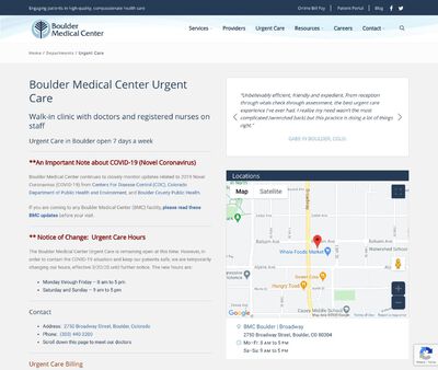 STD Testing at Boulder Medical Center - Urgent Care