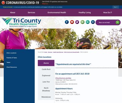 STD Testing at Tri-County Health Department