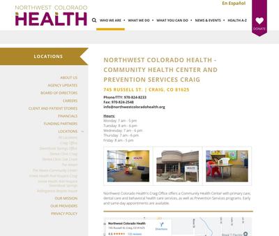 STD Testing at Northwest Colorado Health