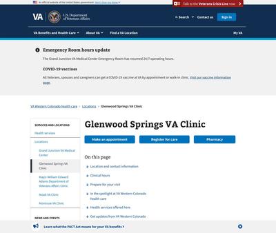 STD Testing at Glenwood Springs VA Clinic
