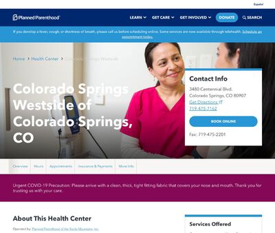 STD Testing at Planned Parenthood - Colorado Springs Westside Health Center