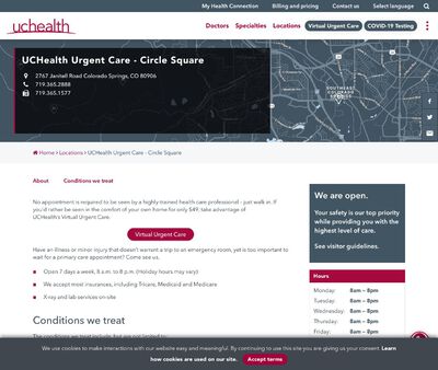 STD Testing at UCHealth Urgent Care - Circle Square