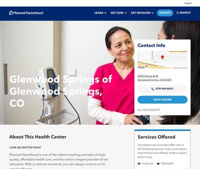 STD Testing at Planned Parenthood - Glenwood Springs Health Center