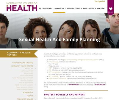 STD Testing at Northwest Colorado Health