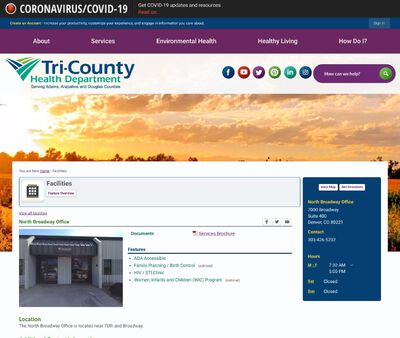 STD Testing at Tri-County Health Department (North Broadway Office)
