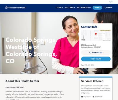 STD Testing at Planned Parenthood - Colorado Springs Westside Health Center