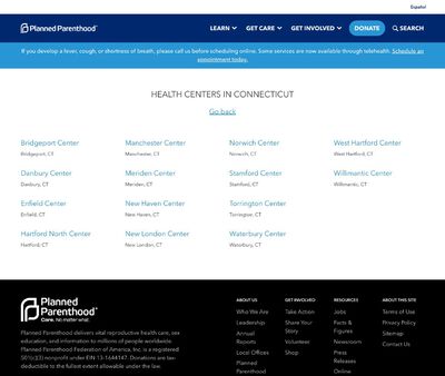 STD Testing at Planned Parenthood:West Hartford Center of West Hartford, CT