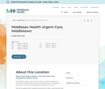 STD Testing at Middlesex Hospital Urgent Care - Middletown