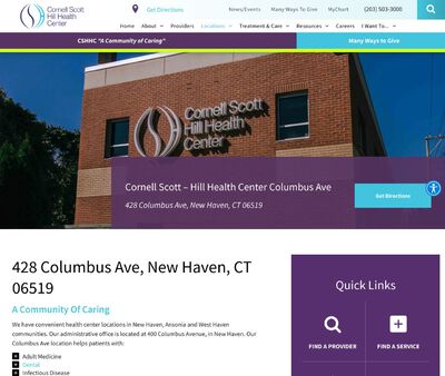 STD Testing at Cornell Scott Hill Health Center (Columbas Avenue Clinic)