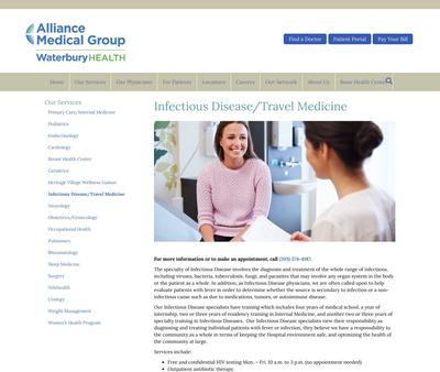 STD Testing at Alliance Medical Group - Infectious Disease/Travel Medicine