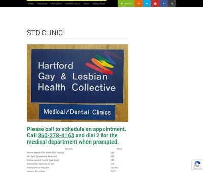 STD Testing at Hartford Gay & Lesbian Health Collective, Inc.