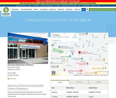 STD Testing at Community Health Center of Waterbury